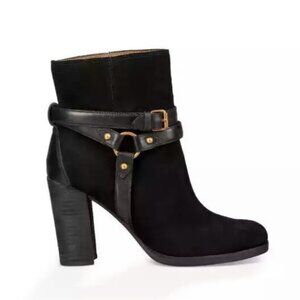 UGG Dandridge Heeled Suede Leather Harness Boot